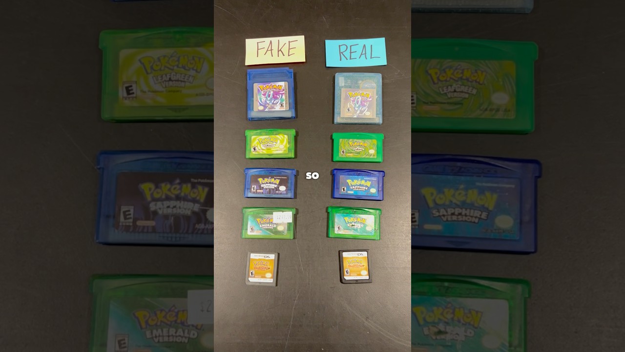 How to spot FAKE Pokemon games