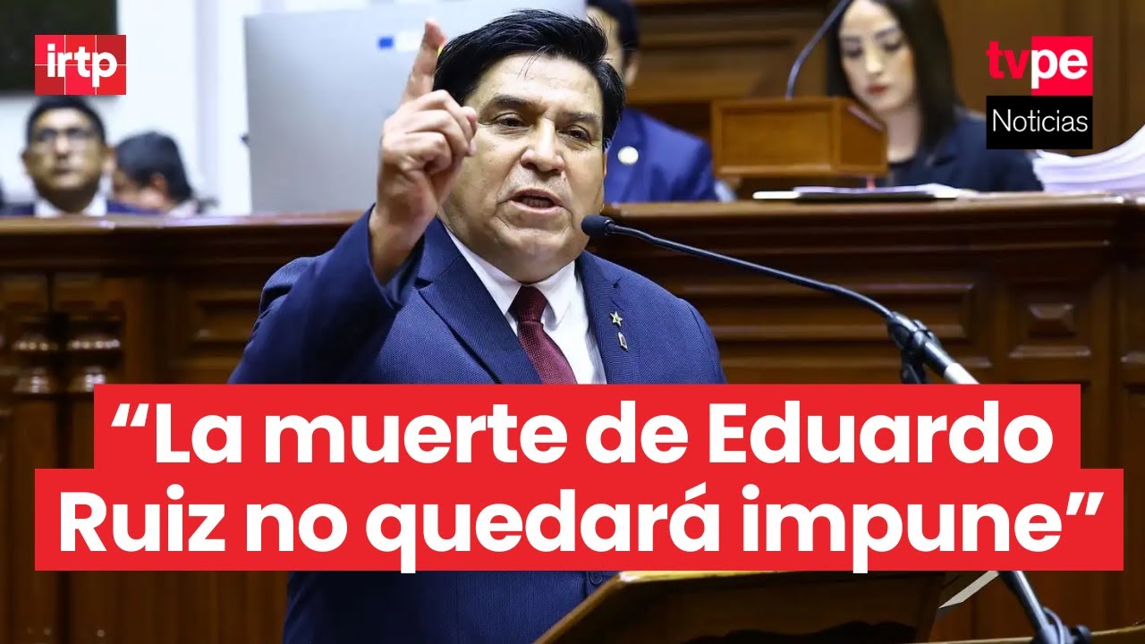 Ministro del Interior solicita minuto de silencio en el Congreso por muerte durante protesta