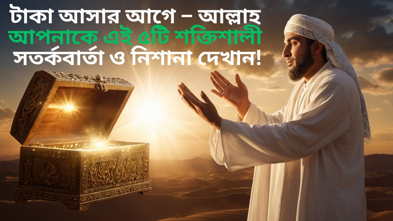 টাকা আসার আগে – আল্লাহ আপনাকে এই ৫টি শক্তিশালী সতর্কবার্তা ও নিশানা দেখান! #lighttoparadise