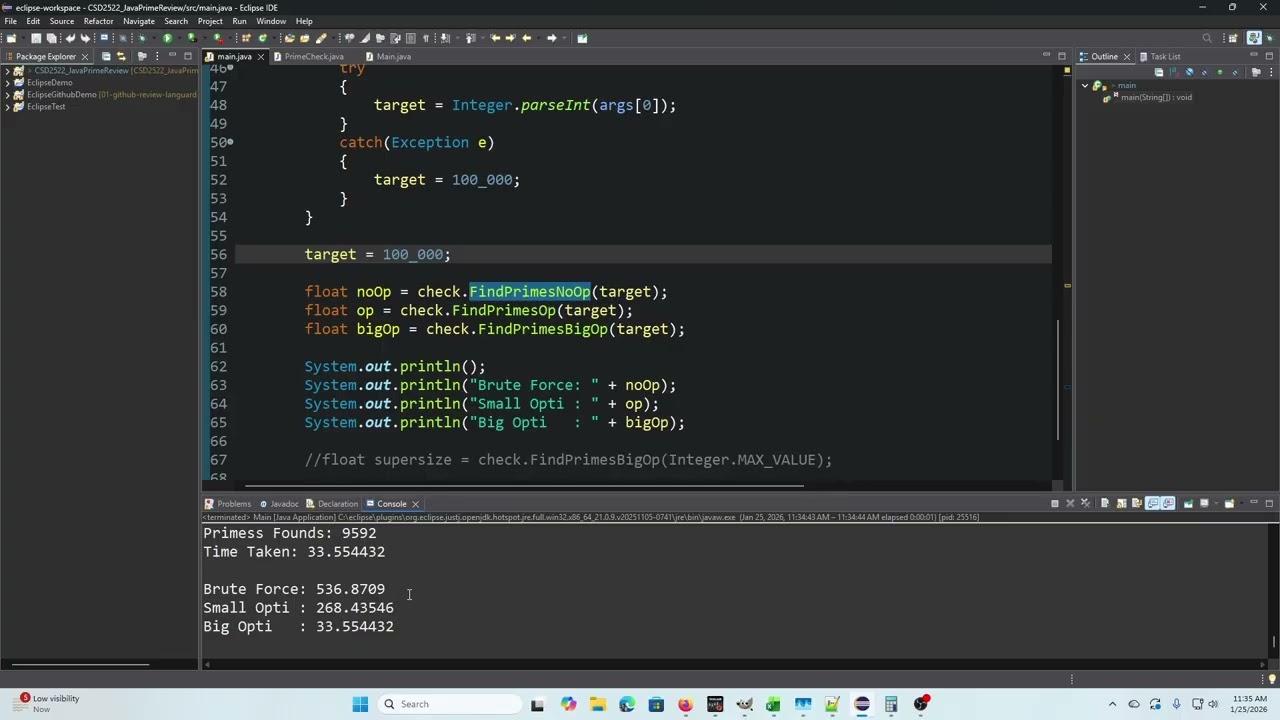 Java - Optimization Example