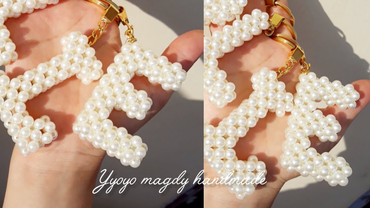 Английские буквы из бисера Как сделать букву E из бисера простым способом 💎