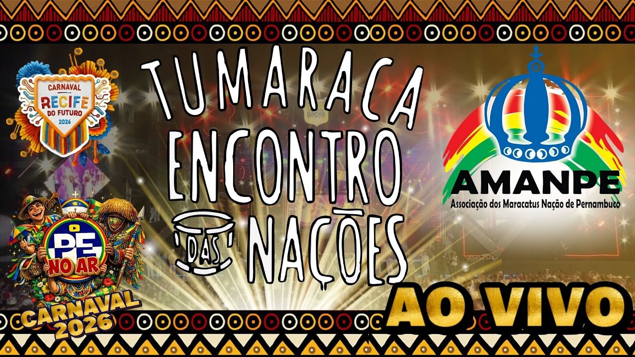 [CARNAVAL 2026] TUMARACA ESTREMECE O RECIFE! ABERTURA OFICIAL DO CARNAVAL 2026 (AO VIVO)