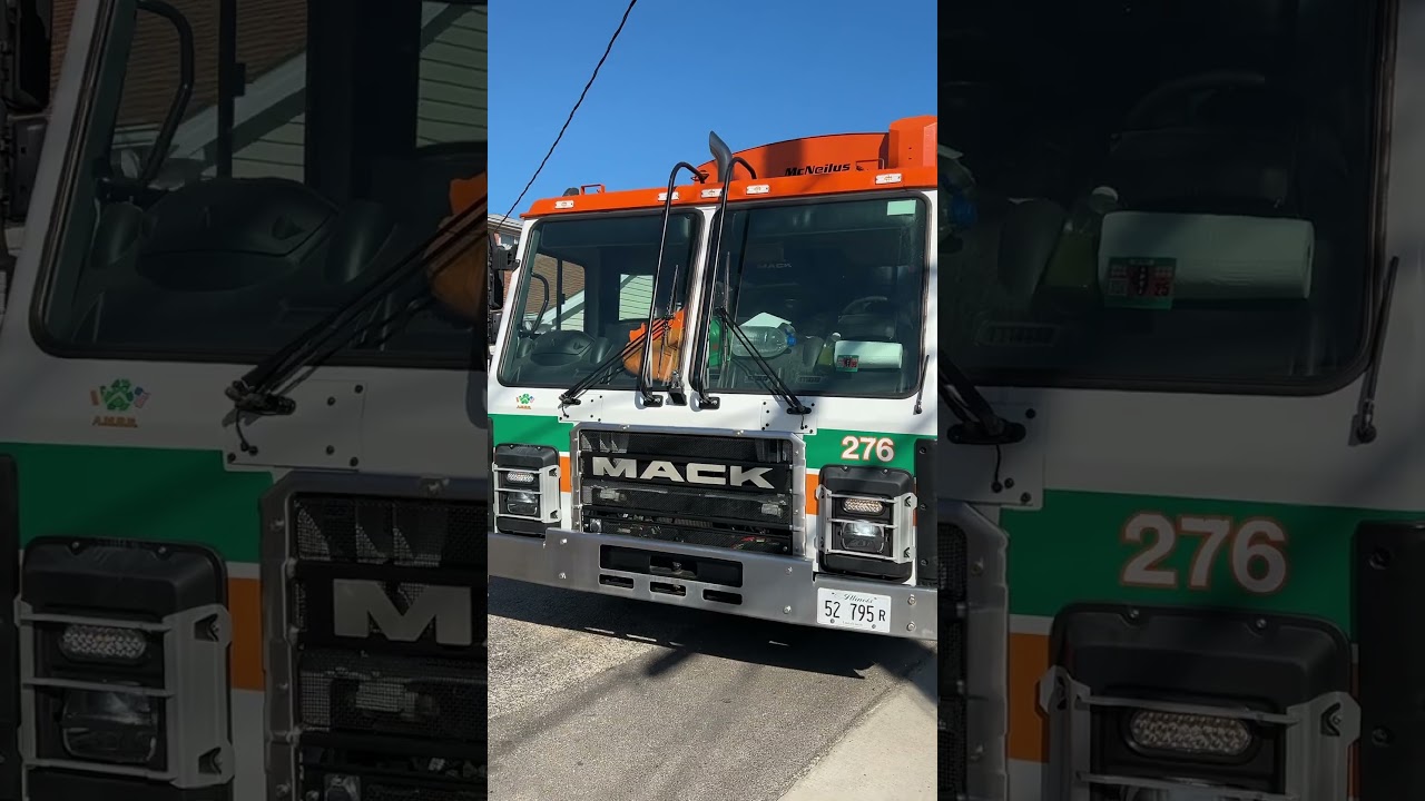 Mack LR Heavy Duty garbage truck #macktrucks #garbage