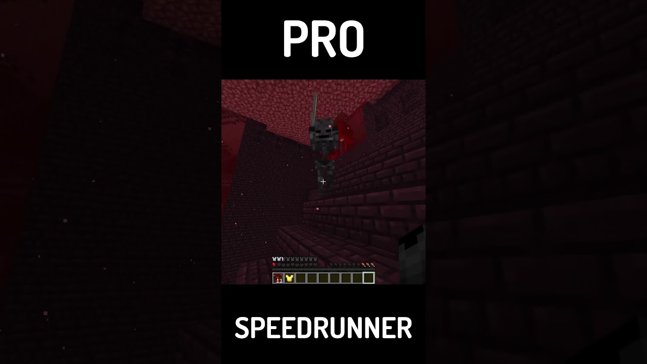 Noob vs pro speedrunner