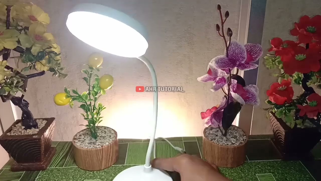 UNBOXING REVIEW DAN TES LAMPU BELAJAR TRICOLOUR LED USB MICRO PLUG RECHARGERGEABLE