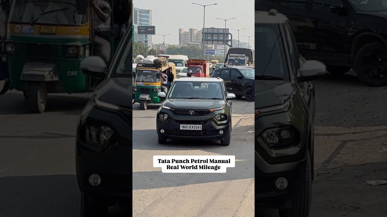 Tata Punch Petrol Manual Real-World Mileage! #V3Certified