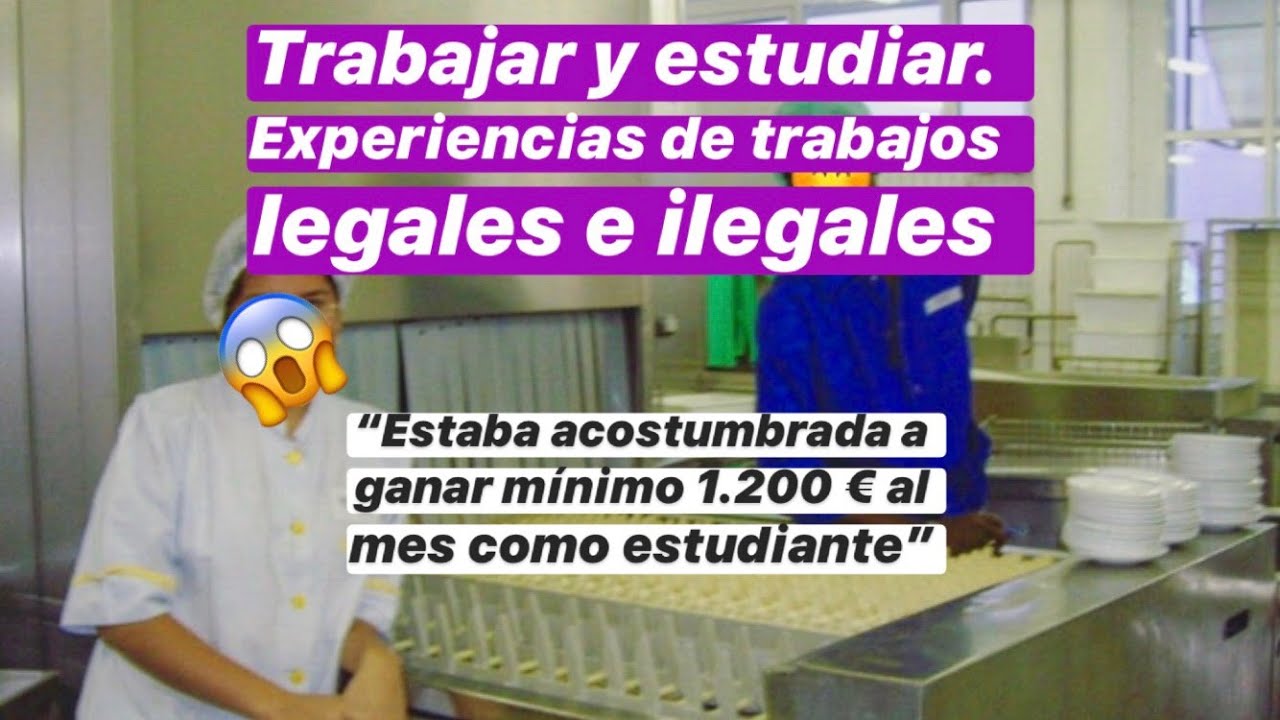 Cuanto gané en Alemania siendo estudiante? Trabajos LEGALES e ILEGALES ❌ 😱