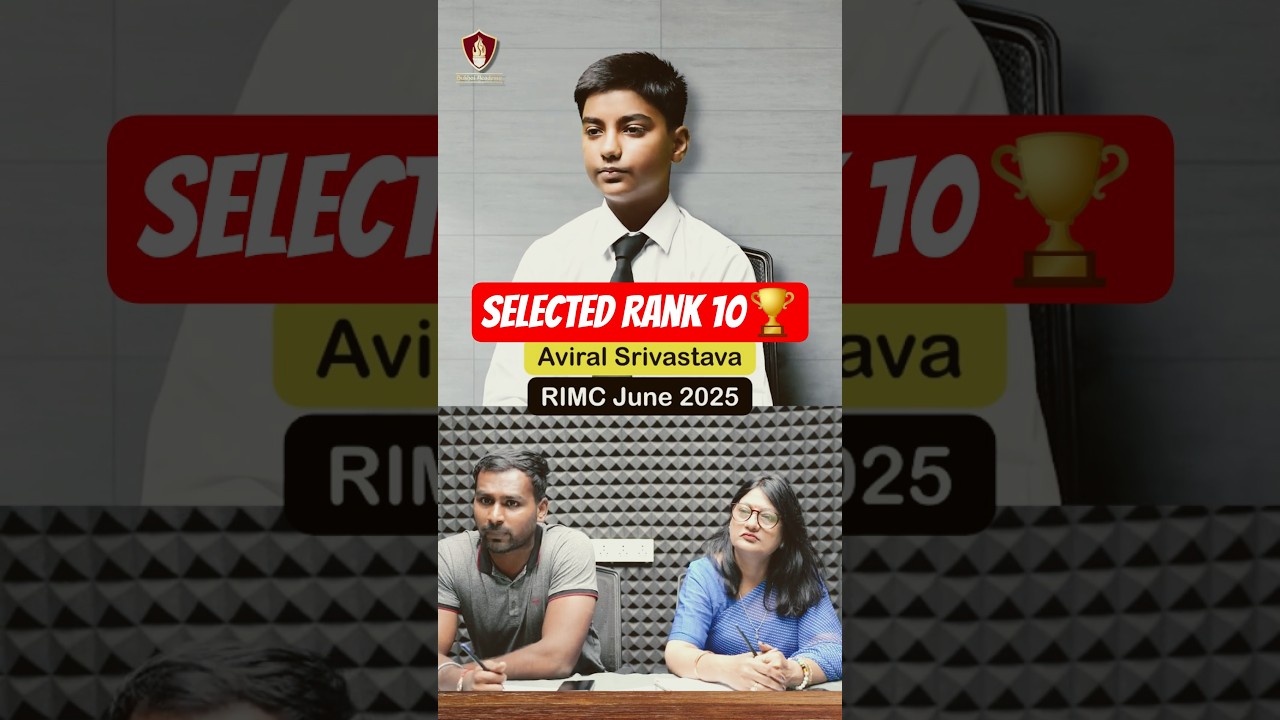 RIMC June 2025 Selected Student | Rashtriya Indian Military College | RIMC Coaching Centre #result