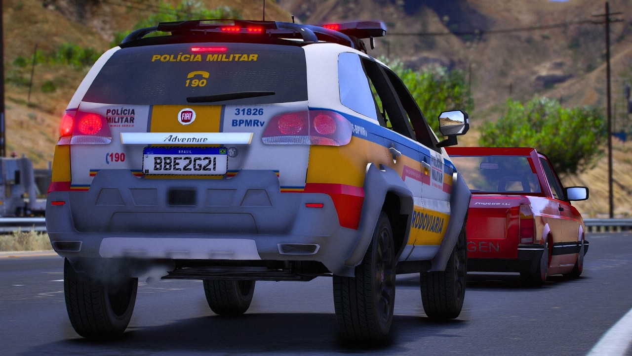 POLÍCIA RODOVIÁRIA FOI ABORDAR VEÍCULO SUSPEITO E OLHA NO QUE DEU | PMMG - POLICIA NO GTA 5