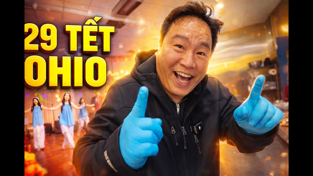 29 Tết Ở Mỹ: Đi Nhà Thờ, Ăn Bún Bò & Chơi Bầu Cua Cùng Cộng Đồng Vlog Ohio