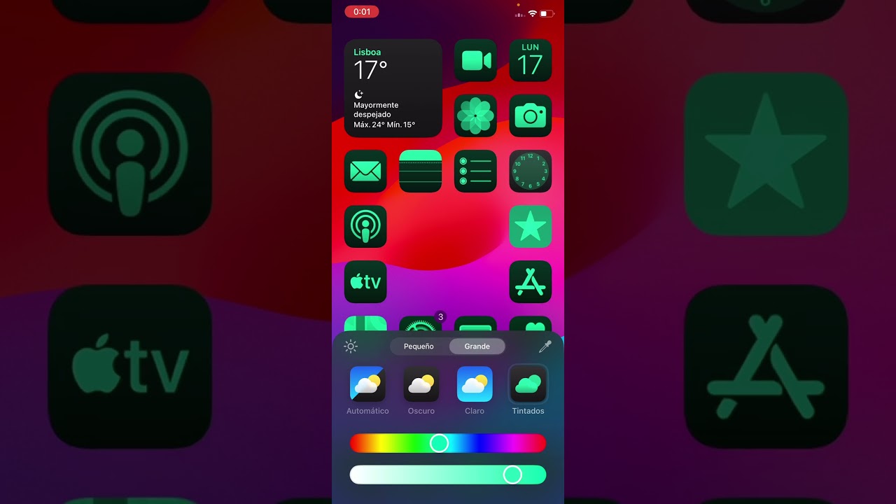 Cambia el color y el tamaño de los iconos de tu iPhone SÚPER FÁCIL 