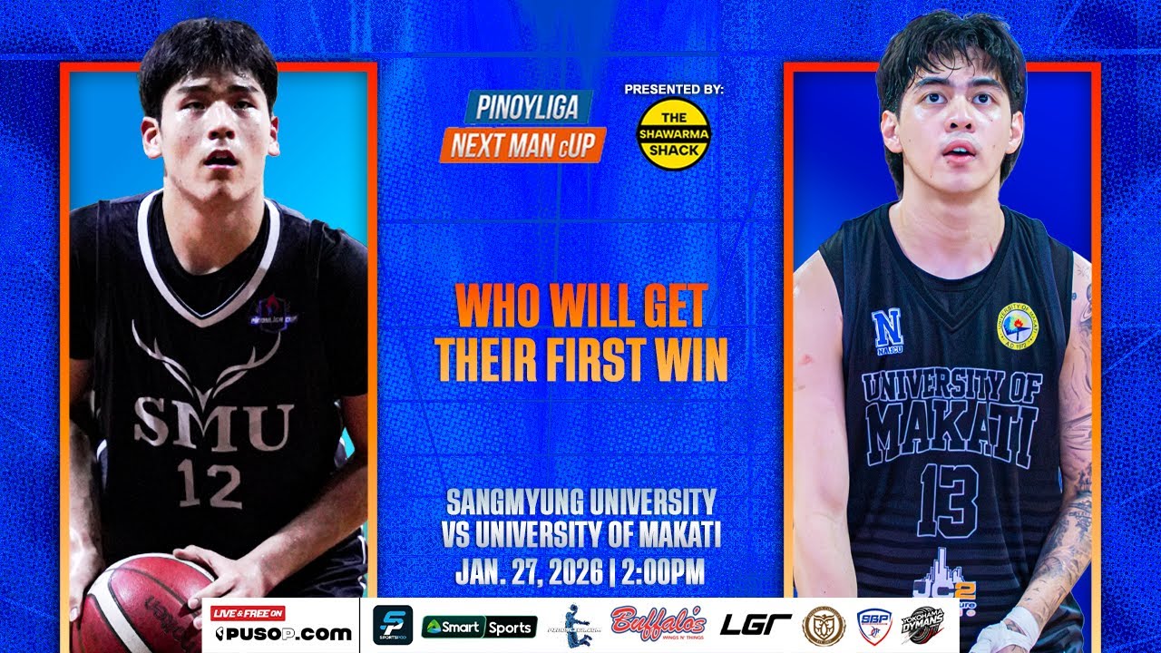 PINOYLIGA NEXT MAN CUP S4 | SANGMYUNG UNIVERSITY VS UNIVERSITY OF MAKATI