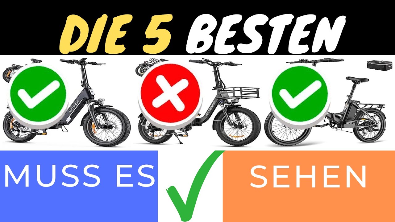 DIE BESTEN E-BIKE KLAPPRÄDER 2025 🚲💨 | ENGWE & FAFREES IM VERGLEICH!