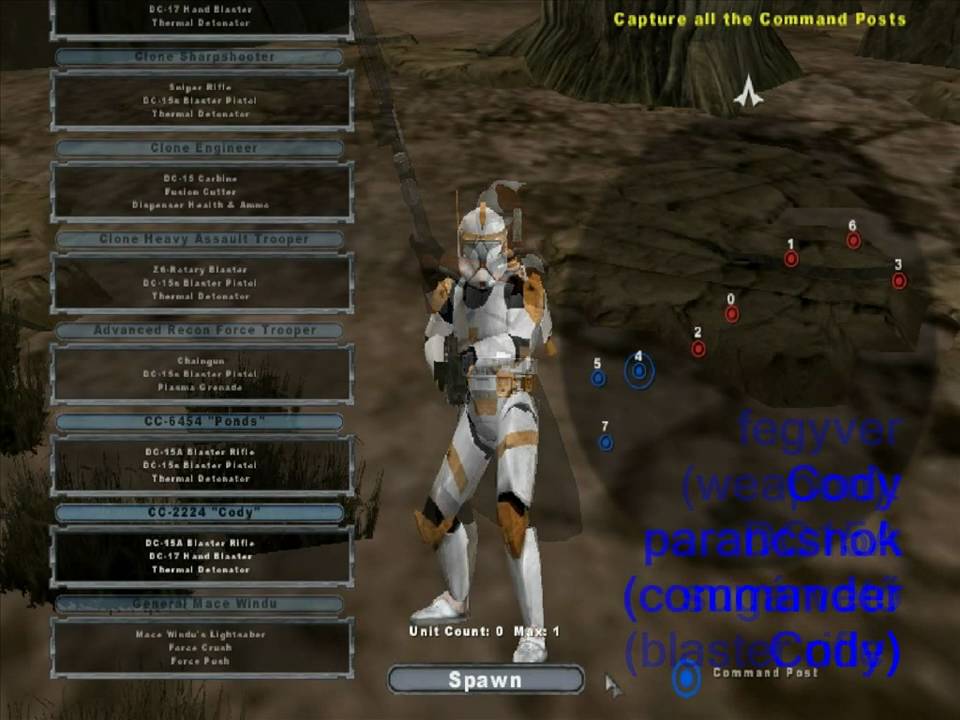 Star Wars Battlefront 2 Character Images: Clone Army (part 1)