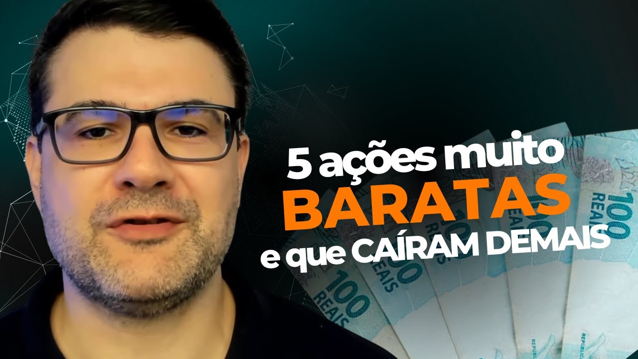 5 a&ccedil;&otilde;es MUITO BARATAS e que CA&Iacute;RAM DEMAIS | O QUE ACHAMOS DE BBSE3, RAPT4, JALL3, SMTO3 E BRST3