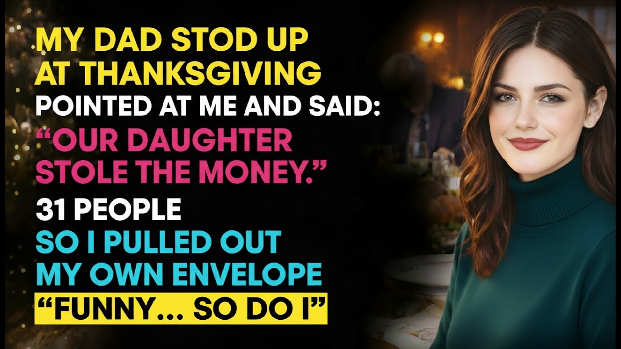 My Parents Called Me A Thief At Thanksgiving — Then I Opened My Envelope In Front Of 30 Relatives