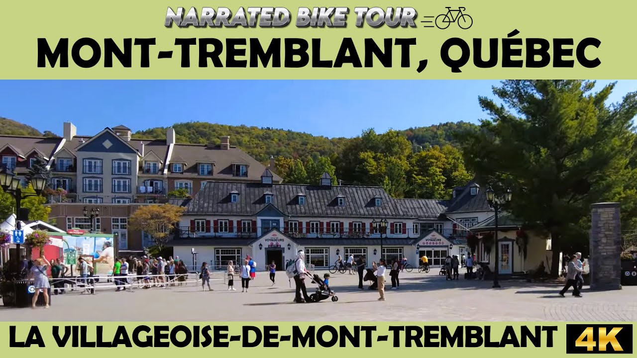 🚴‍♀️ Scenic Cycling Adventure! La Villageoise-de-Mont-Tremblant Trail in Stunning 4K 🌲🍁