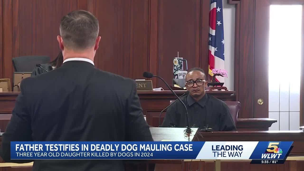 Father on trial for dog attack death of 3-year-old daughter testifies