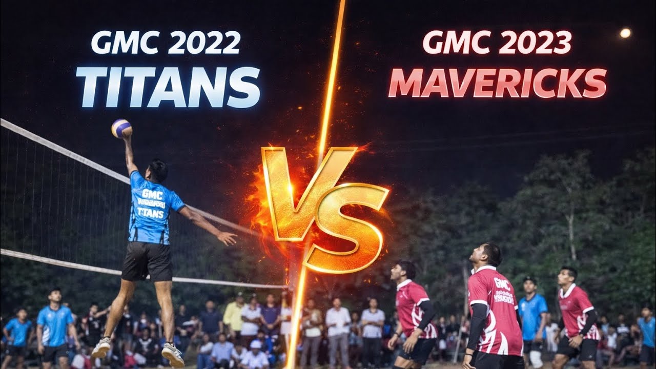 GMC Mahasamund Volleyball First Match | GMC 2022 Titans vs GMC 2023 Mavericks 🔥