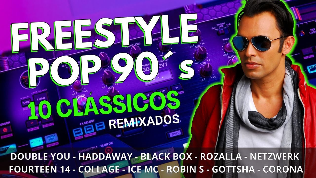 FREESTYLE POP 90's - Clássicos do Eurodance 90 Remixados | DOUBLE YOU, ICE MC, HADDAWAY, CORONA e +