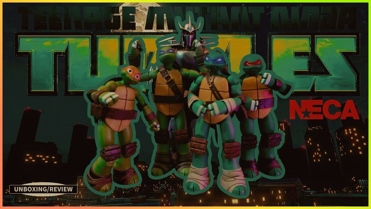 NECA TMNT 2012...THE BEST OF 2025?!?! UNBOXING/REVIEW #tmnt #neca #actionfigurereview