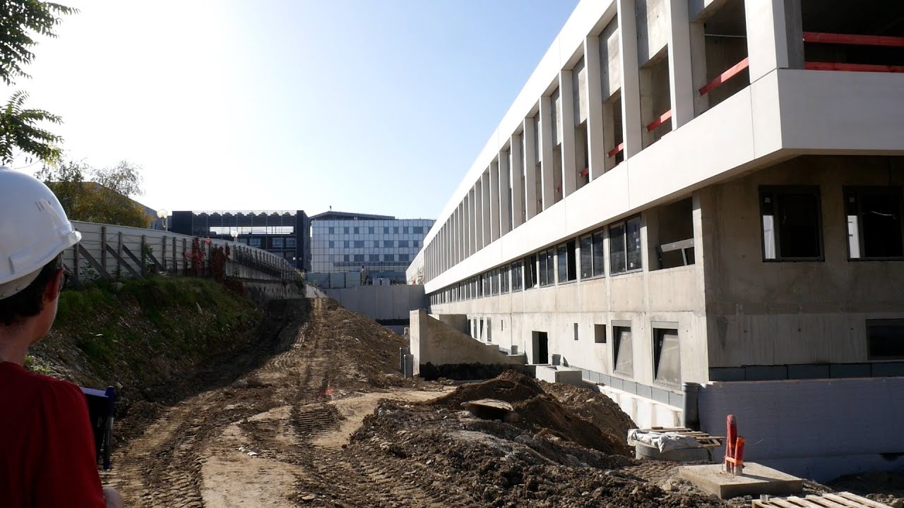 Chantier de réhabilitation de l'ancien hôpital de Chambéry