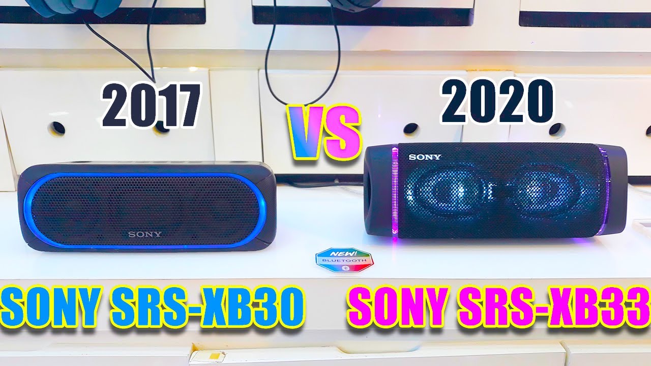 Sony SRS-XB30 VS Sony SRS-XB33 Sound Comparison