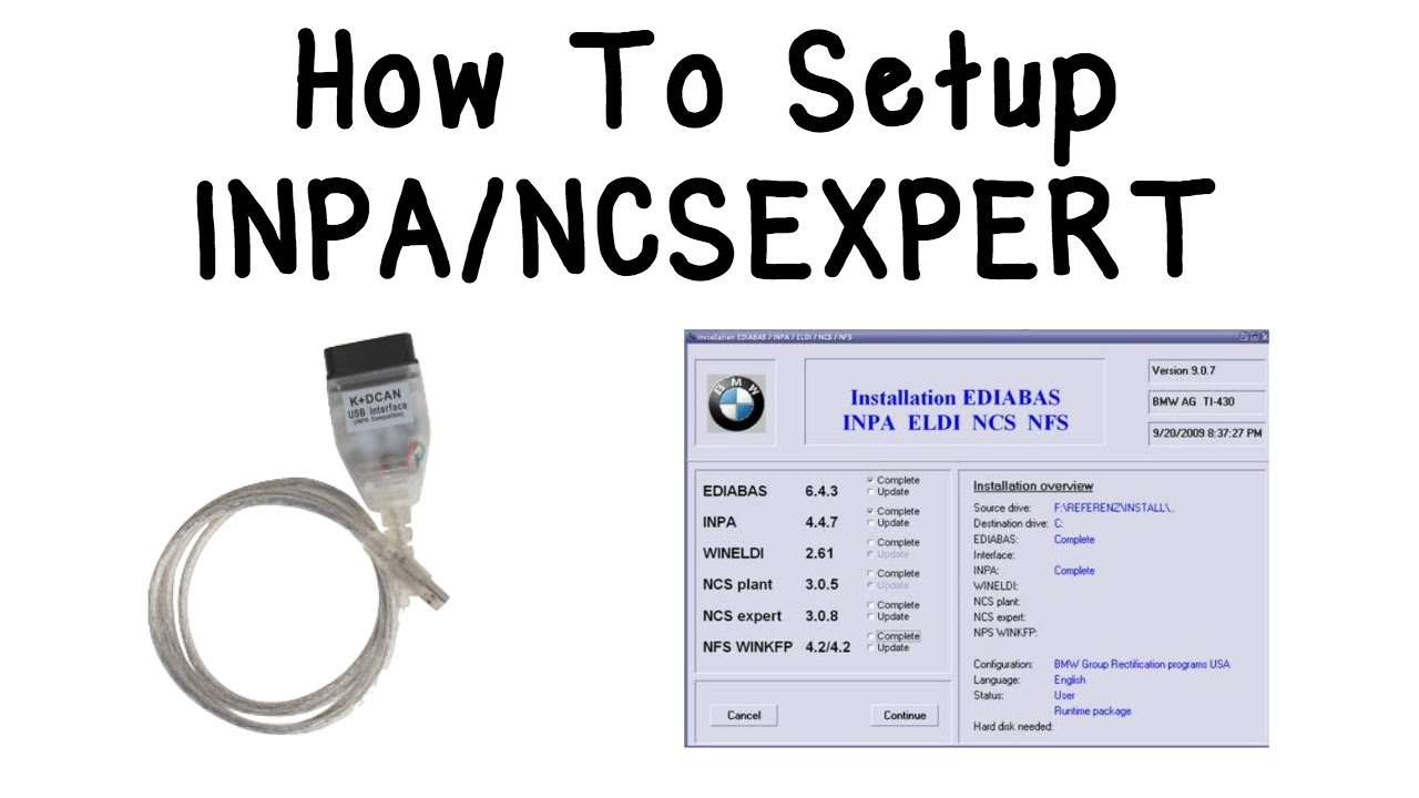 How To Setup INPA/NCSEXPERT