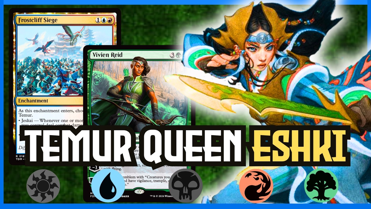 🟢🔵🔴FINALLY! Eshki Dragonclaw's Time To Shine! | MTG Arena Standard Temur Mythic Ranked