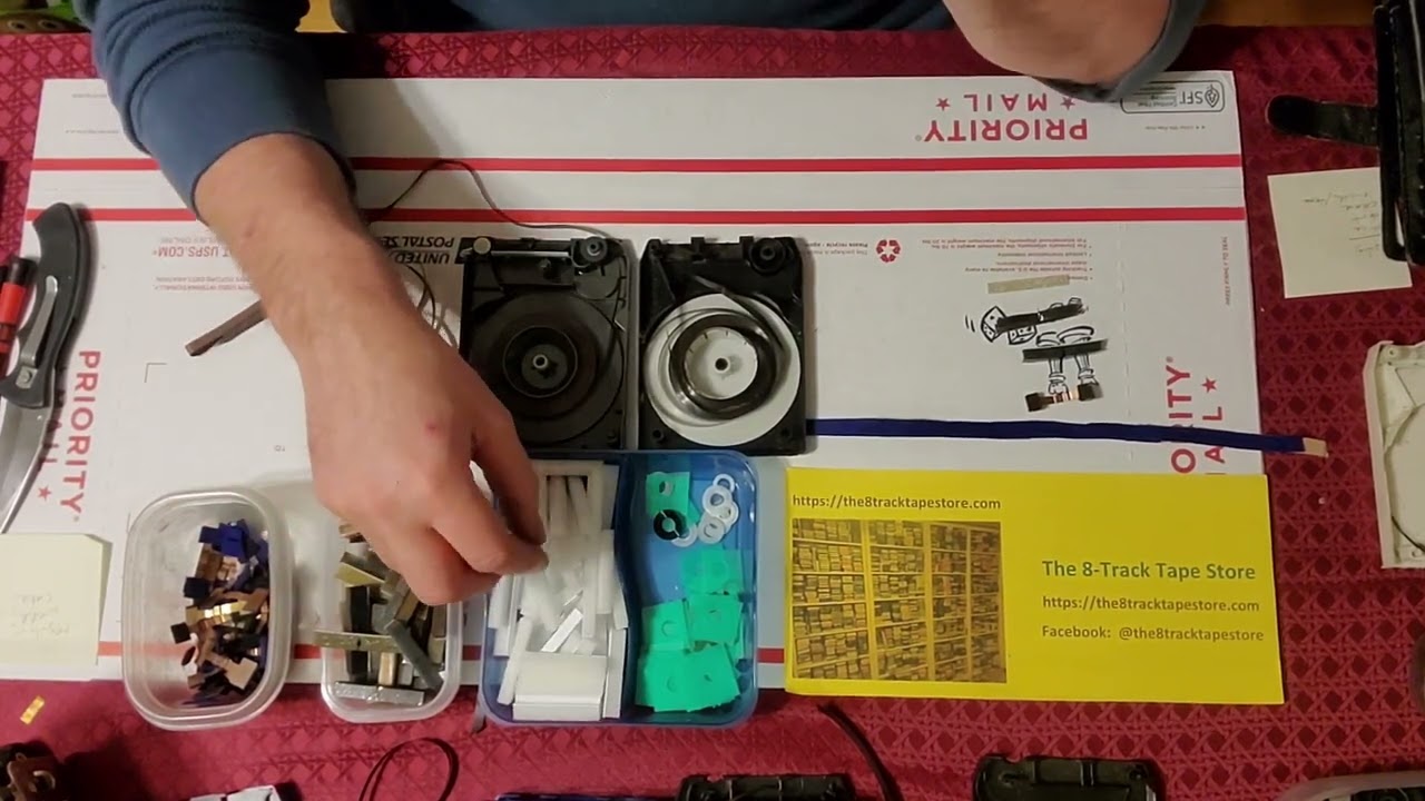 8-Track Tape Repair:  Pressure Pads