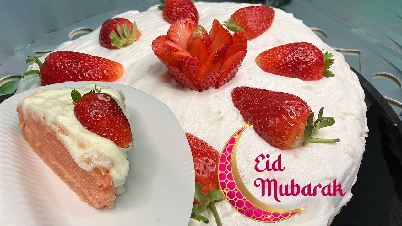 Fresh Strawberry Cake Eid Special