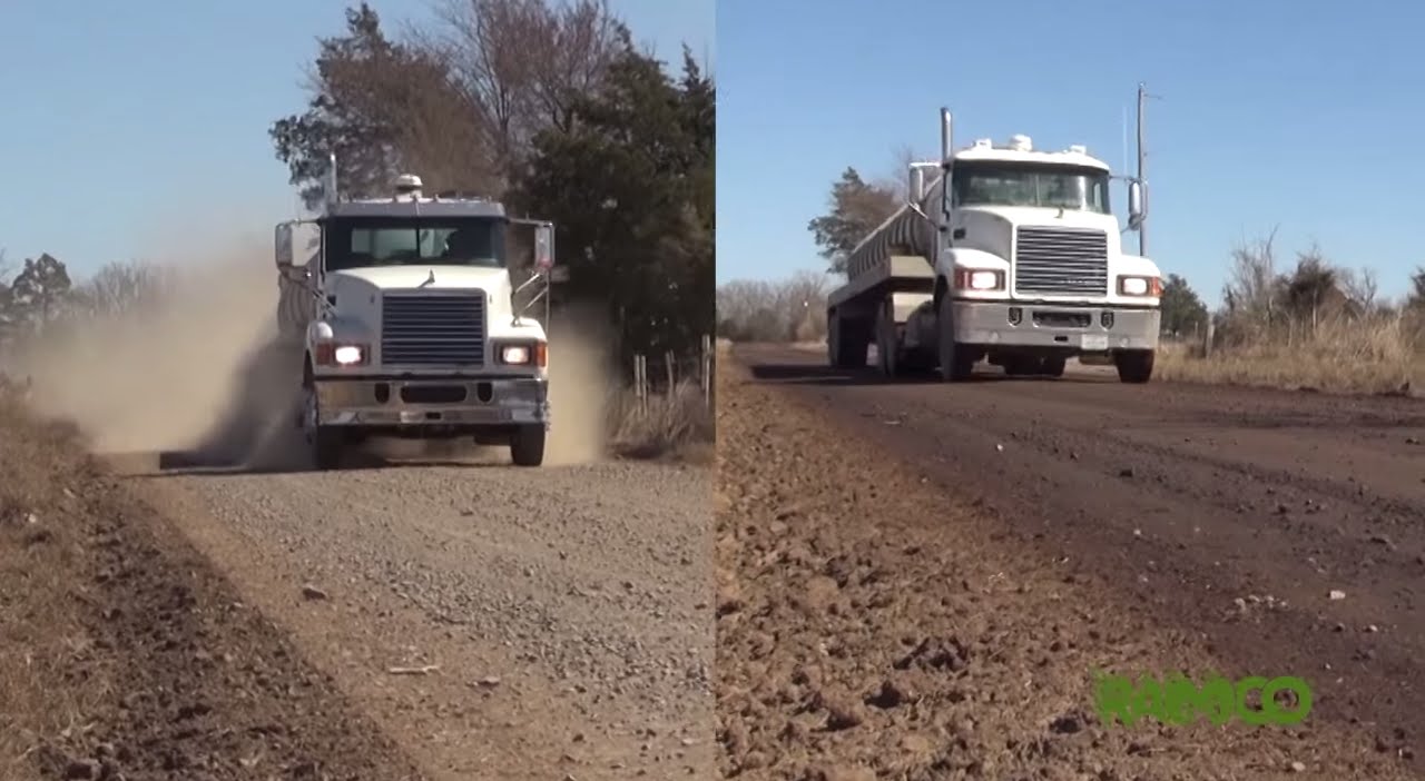 Resinator:  Road Dust Control and Stabilization performed by Ramco Environmental