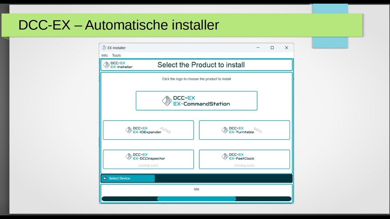 Arduino DCC-EX deel 1A - Automatische installer (vervangt installer uit deel 1)