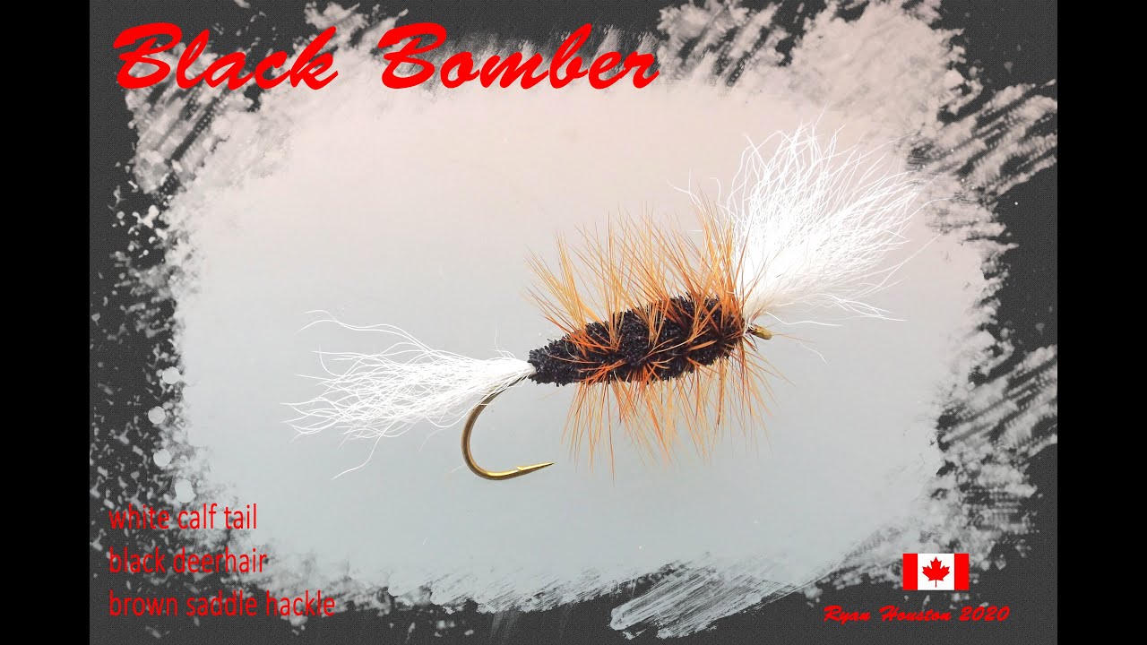 FLY TYING THE BLACK BOMBER CANADIAN SALMON FLY WITH RYAN HOUSTON