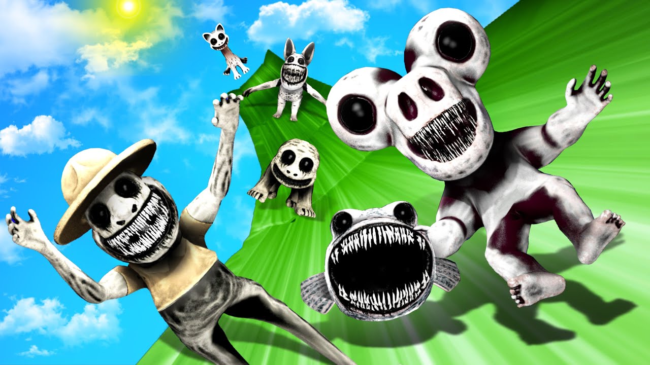 GMOD • Zoonomaly Impressive Ragdolls (Jumps, Ramps)
