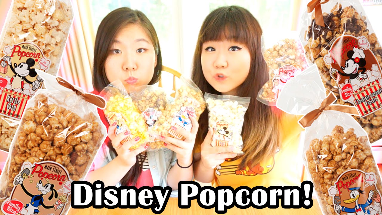 Disney Popcorn Set Snacks Taste Test Challenge with Jenny!