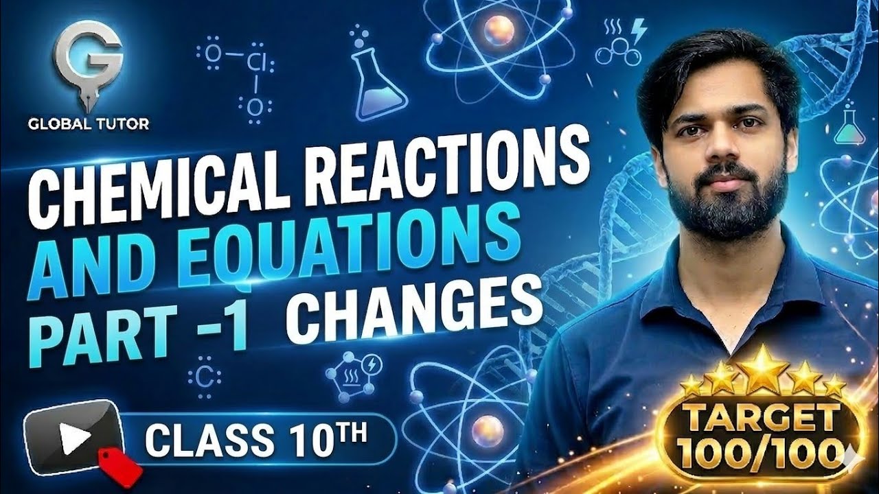 CHEMICAL REACTION AND EQUATIONS || PART-1 TYPES OF CHANGES || SCIENCE CLASS 10TH || BY ABHISHEK SIR 