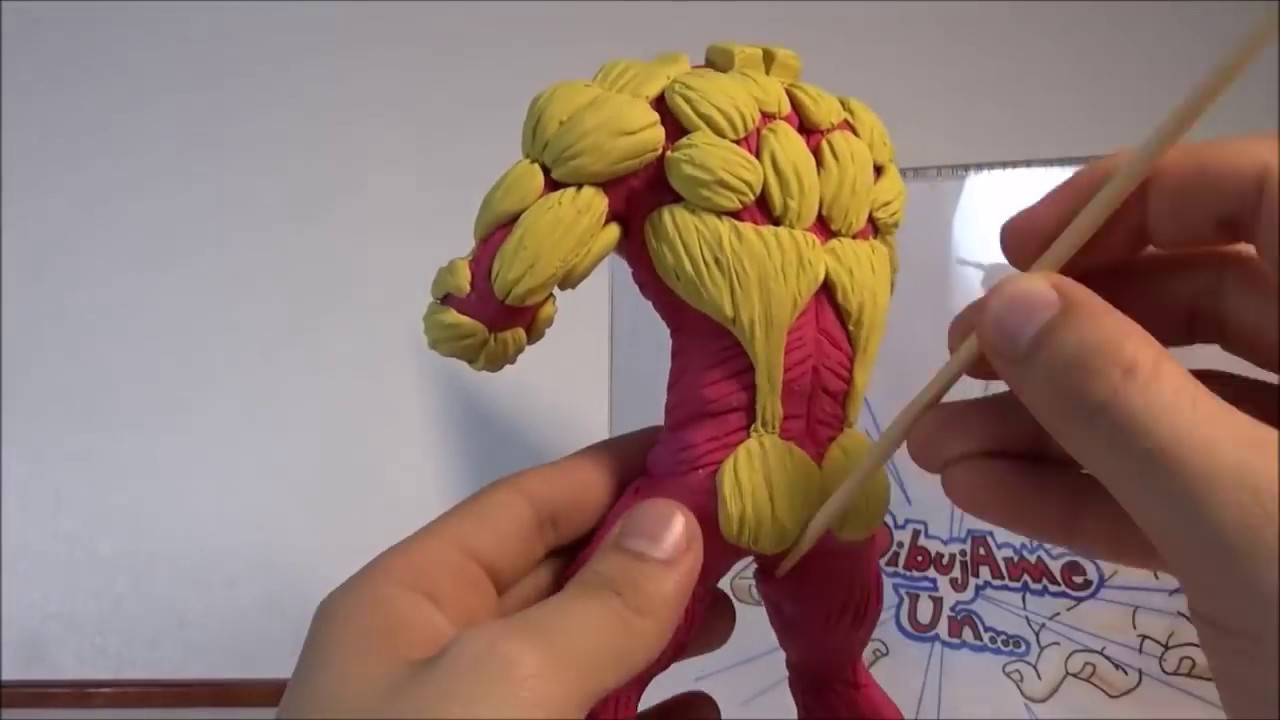 TITAN ACORAZADO Escultura plastilina Shingeki No Kyojin | Sculpting ARMORED TITAN | Attack On Titan