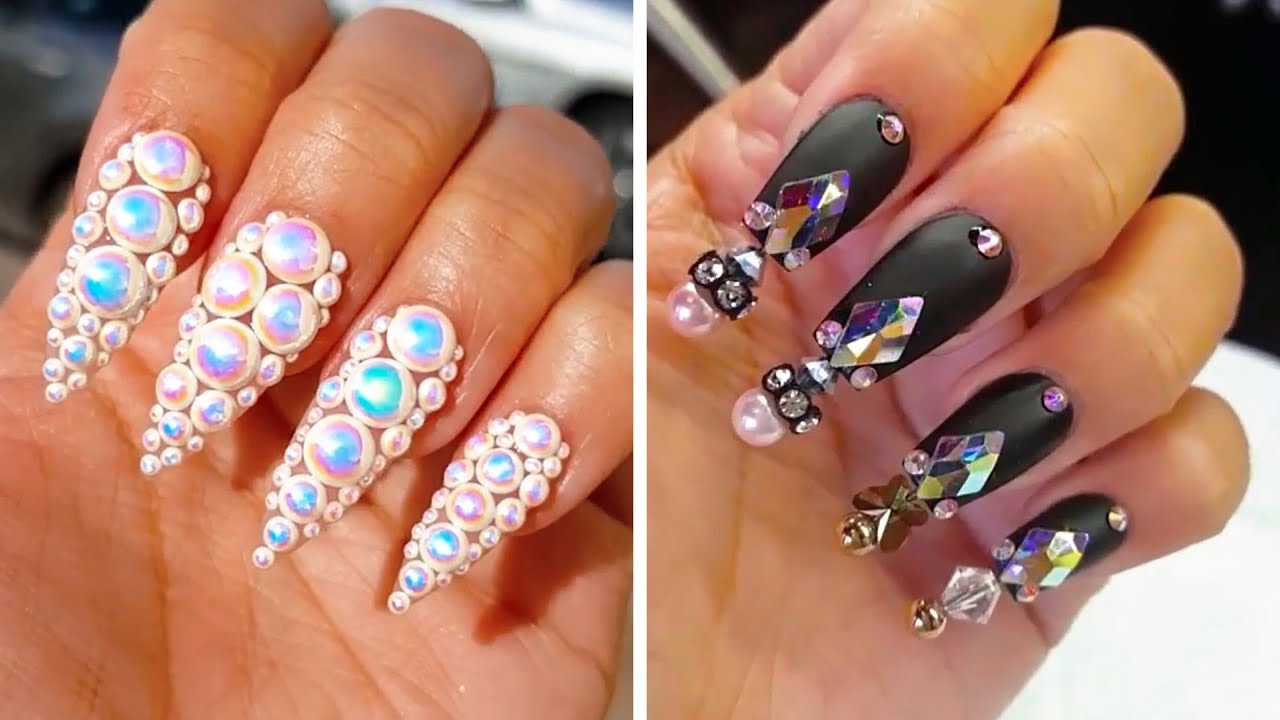 CREATIVE ACRYLIC NAIL ART DESIGNS & TUTORIALS