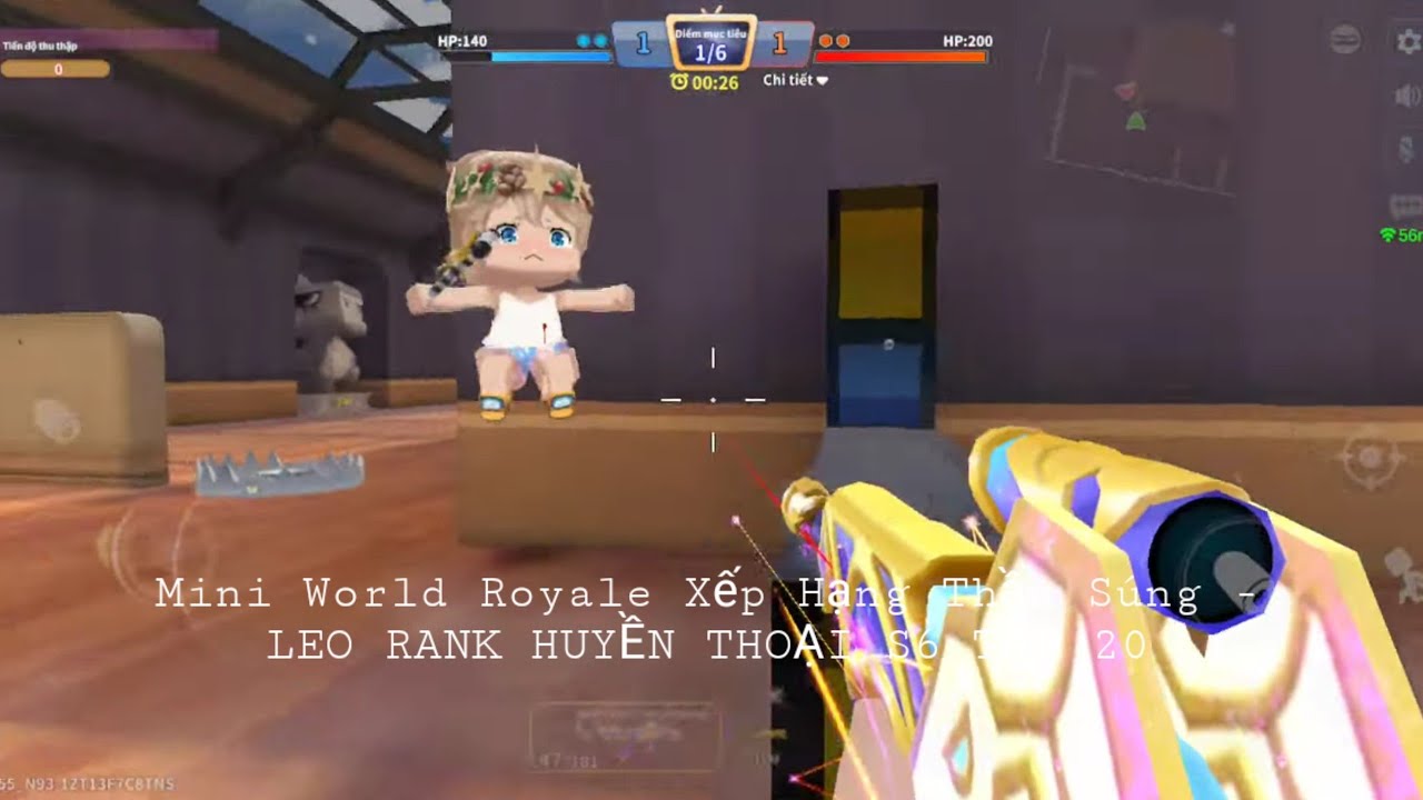 Mini World Royale Xếp Hạng Thần Súng - LEO RANK HUYỀN THOẠI S6 TẬP 20