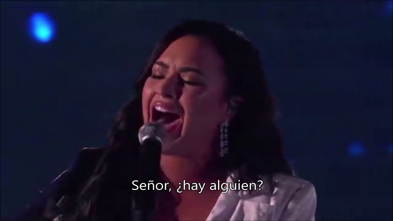 Demi Lovato - Anyone - 62nd Grammy (Sub. Español)