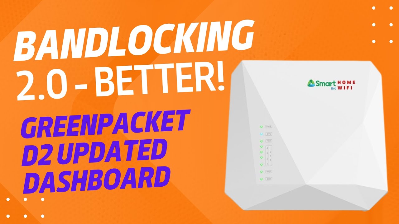 SIMPLE BANDLOCKING / SUPERADMIN / PCI / EARFCN LOCKING 2.0 - GREENPACKET D2 NEW!!!