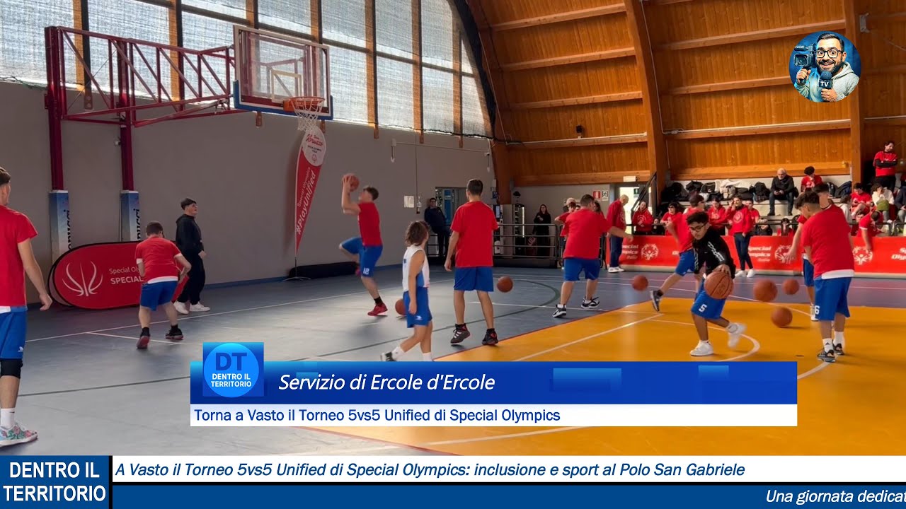 A Vasto il Torneo 5vs5 Unified di Special Olympics: inclusione e sport al Polo San Gabriele
