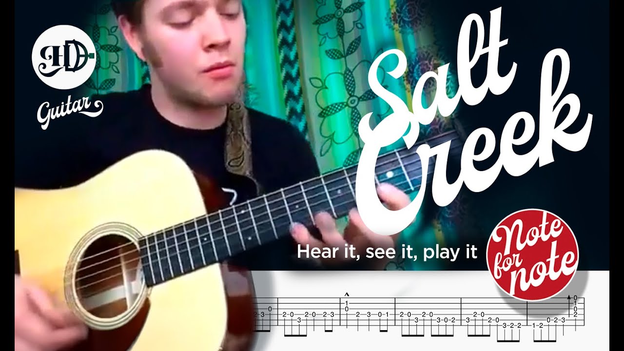 🎸 Hugh D Guitar – Salt Creek by Billy Strings  🟥 Note-for-Note + Full TAB