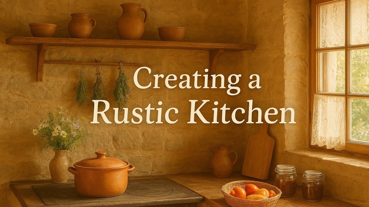 Creating a Rustic Kitchen | Bulgarian ￼ country Life | Cottagecore 🪵