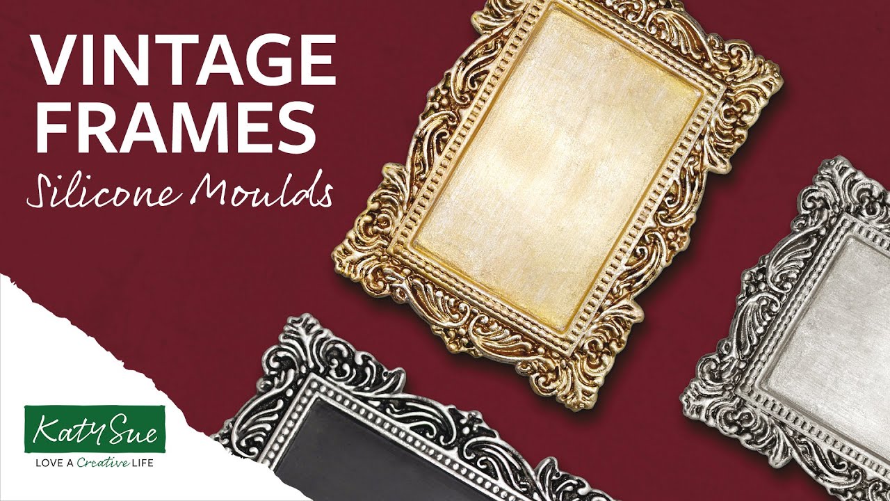Vintage Frames Food Safe Silicone Moulds For Cakes & Crafts