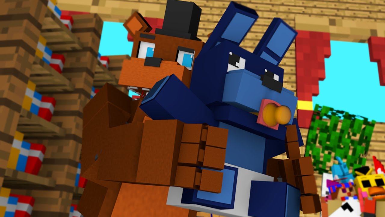 BABY BONNIE AND DADDY FREDDY! | Minecraft FNAF Who's Your Daddy Roleplay