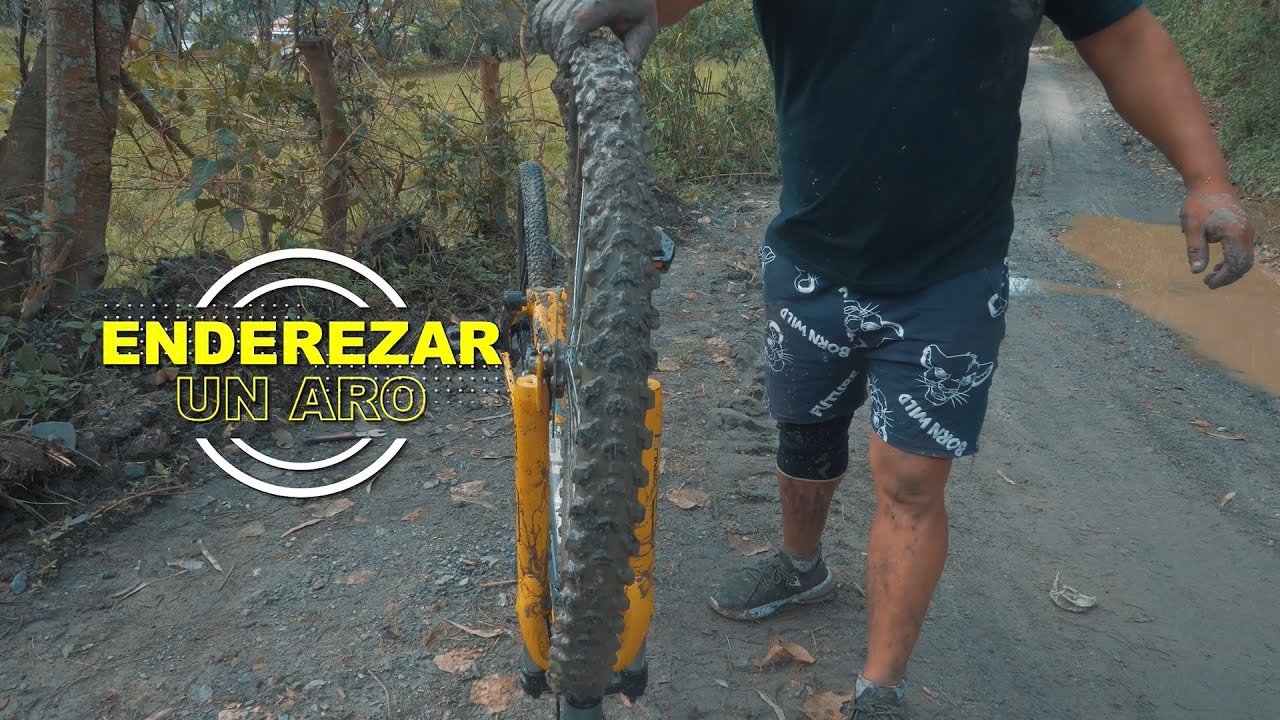 COMO ENDEREZAR UN ARO DE BICICLETA
