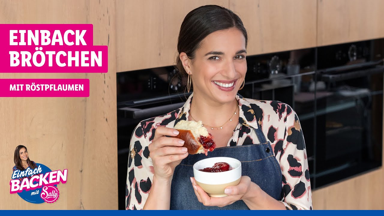 Ofengeröstete Pflaumen ❤️ | Mit Einbackbrötchen